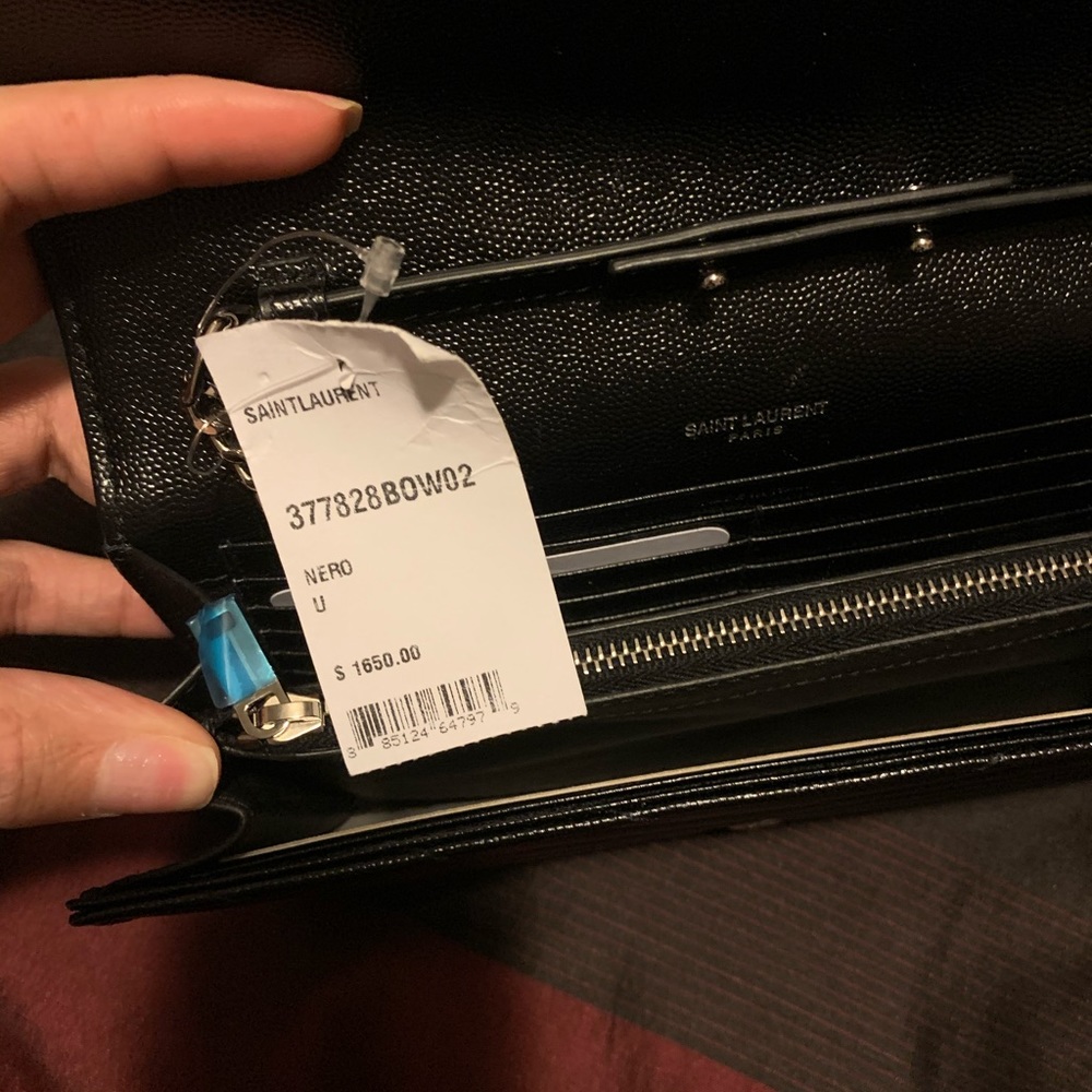 100% Authentic Ysl Wallet On Chain - image 3